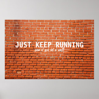 Running Motivational Poster