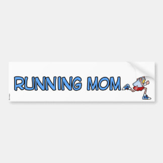 running mum bumper sticker
