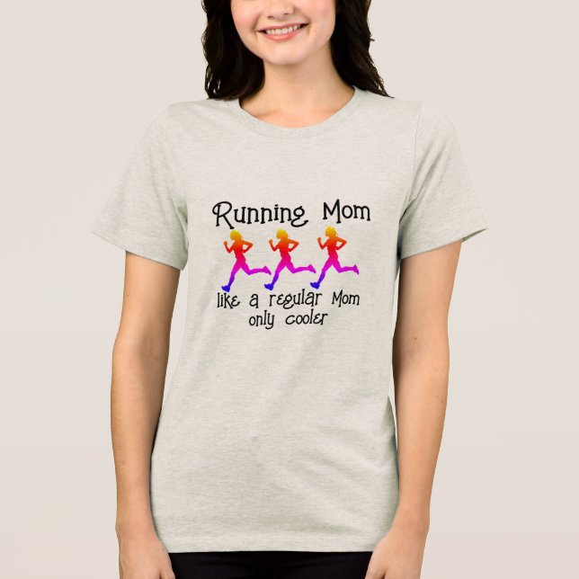 Running Mum Tri-Blend Shirt (Front)