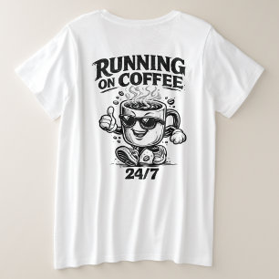 Running On Coffee 24/7 Coffee Fan Shirt