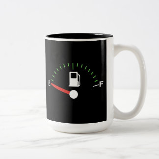 Running on Empty Two-Tone Coffee Mug
