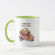 Running on Fruit & Naps – Cute Capybara Family