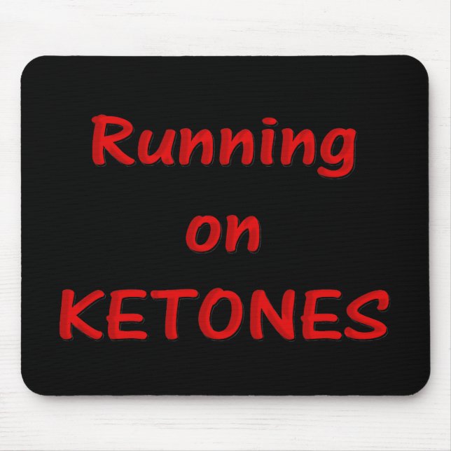 Running On Ketones Mouse Pad (Front)
