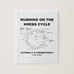 Running On The Krebs Cycle (Science Humour) Jigsaw Puzzle