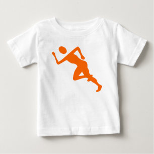 Running - Orange Baby T-Shirt