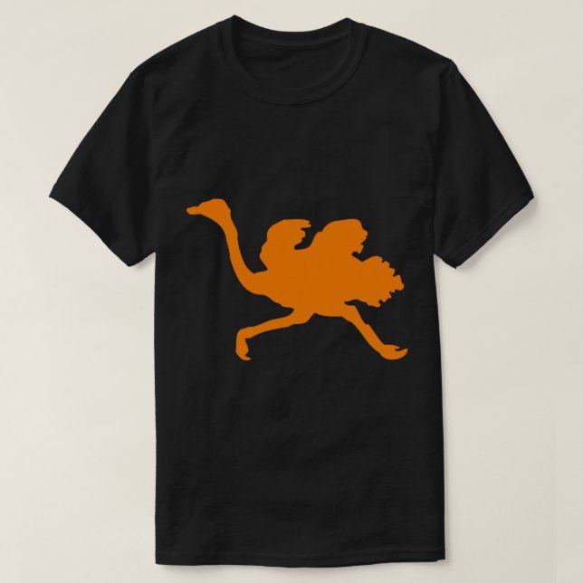 Running Ostrich T-Shirt (Design Front)