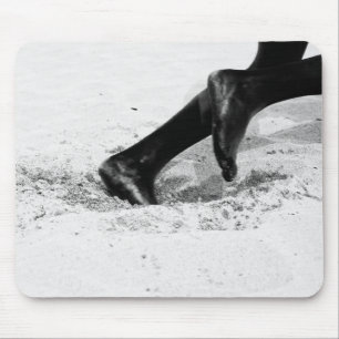 running out of sand mouse pad