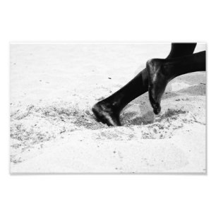 running out of sand photo print