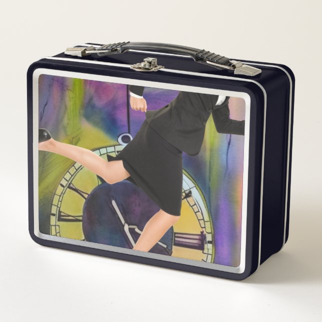 Running Out of Time Metal Lunch Box (Front)