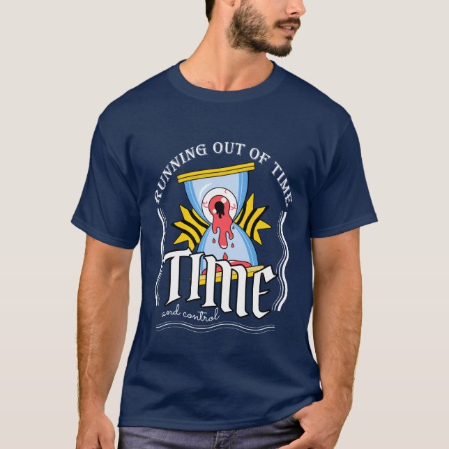 Running out of time , streetwear illustration T-Shirt (Front)