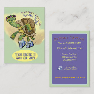Running Painted Turtle Business Card