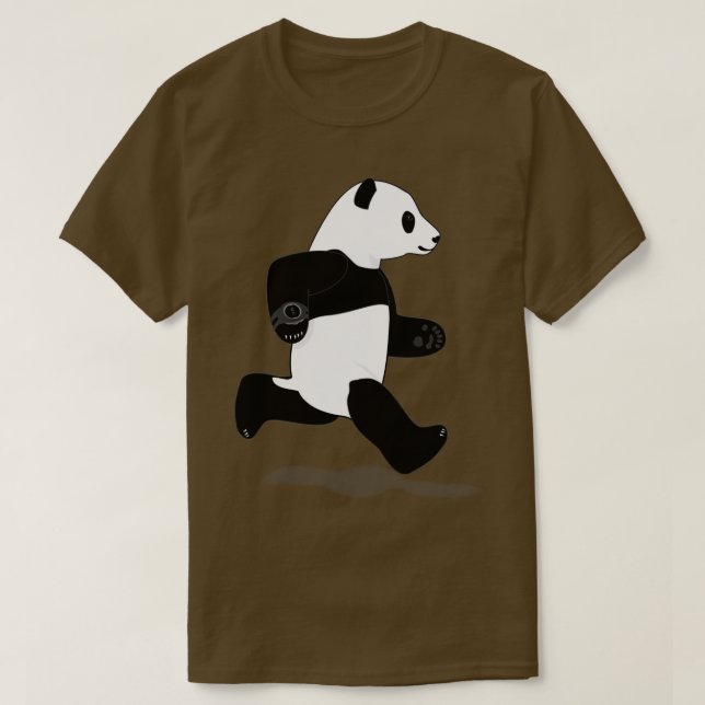 Running Panda T-Shirt (Design Front)