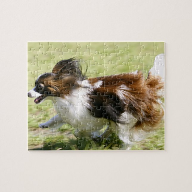 Running Papillon Jigsaw Puzzle (Horizontal)