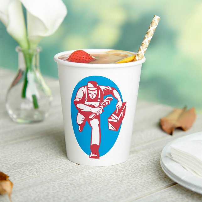Running Plumber Paper Cups (Creator Uploaded)