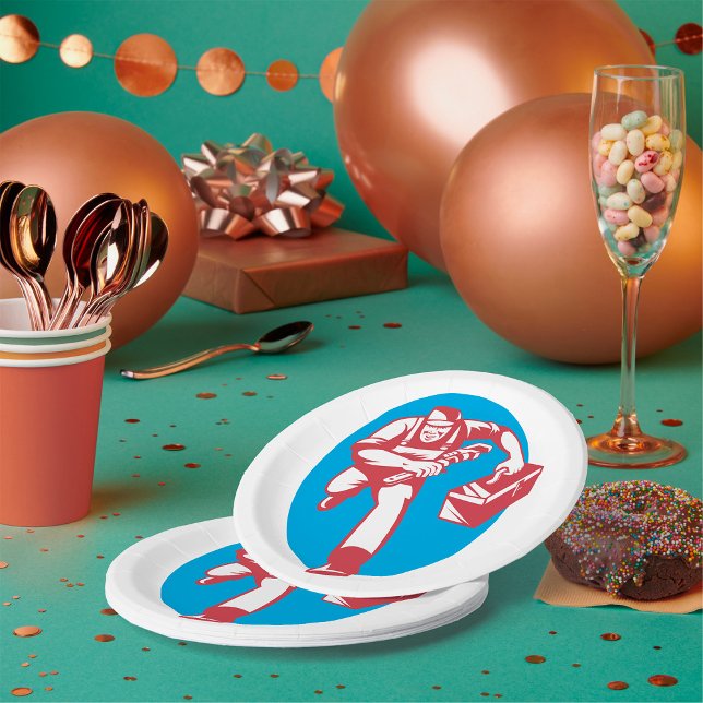Running Plumber Paper Plate (Creator Uploaded)