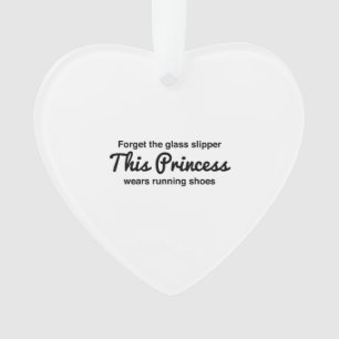 Running Princess Ornament