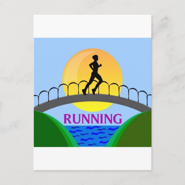 RUNNING PRODUCTS POSTCARD (Front)