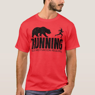 Running Quote Workout Motivation Cardio Fitness Jo T-Shirt