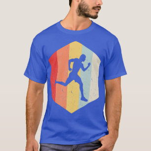Running race rhombus retro gift T-Shirt