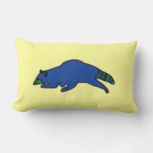 Running Racoon pillow