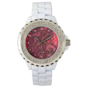 Running Red Bull Watch In Starry Night