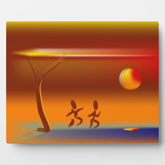 Running River Plaque (Front)