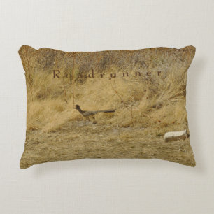 Running Roadrunner  Decorative Cushion