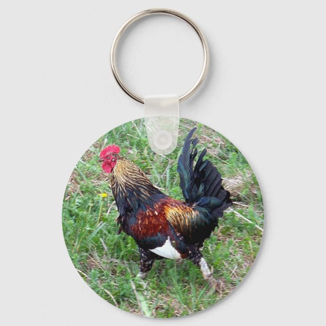 Running Rooster Key Chain (Front)