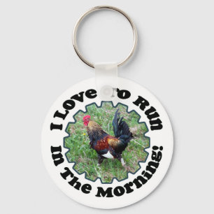 Running Rooster Key Chain