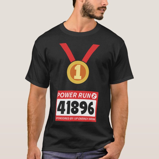 Running Runner Half Marathon Halloween Costume  T-Shirt (Front)