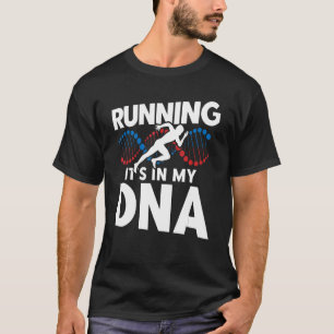 Running Runner Half Marathon Vintage In My DNA T-Shirt