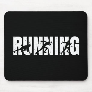 Running  Runner  Marathon Mouse Pad