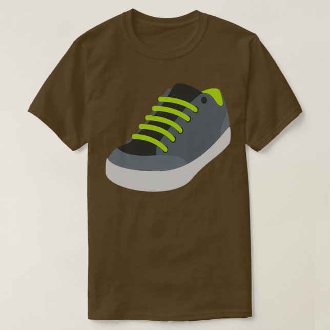 Running Shoe Athletic Shoe Runner Sneaker Tennis S T-Shirt (Design Front)