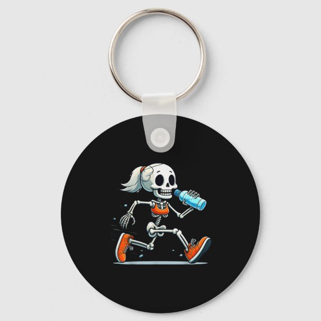 Running Skeleton Halloween Costume Soky Runners Lo Key Ring (Front)