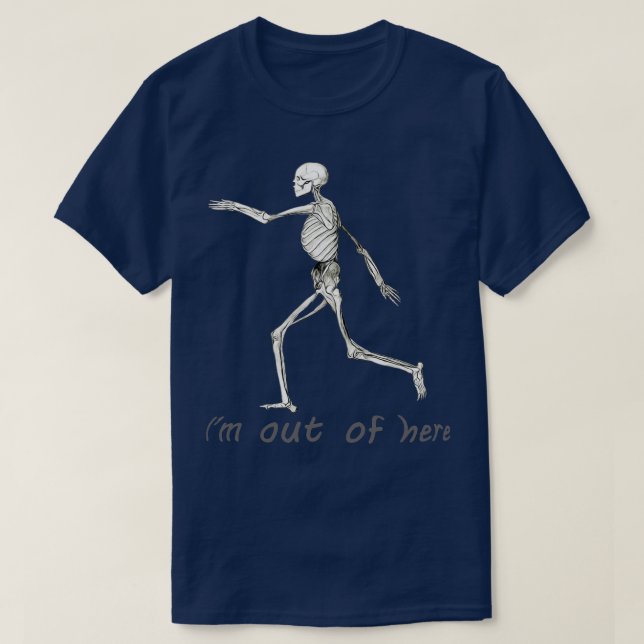 Running skeleton T-Shirt (Design Front)