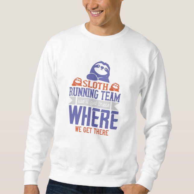 Running - Sloth Running Team Sweatshirt (Front)