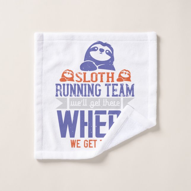 Running - Sloth Running Team Wash Cloth (Wash Cloth)