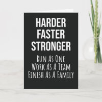Running Team Cards Runner Motivation Motivational