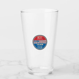 Running Team Patriotic Vintage Badge Design_1 Glass