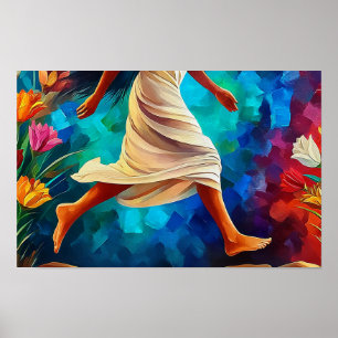 Running to Tell the Good News Poster