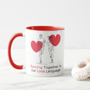 Running Together is Our Love Language Running Gift Mug