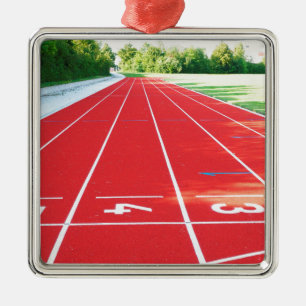 Running Track And Field Metal Tree Decoration