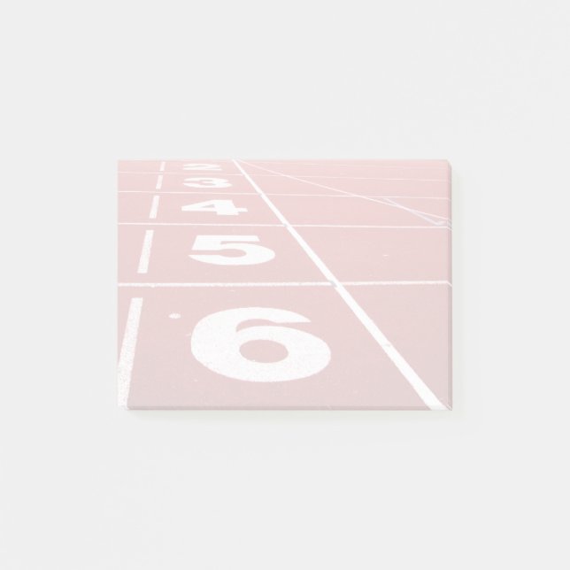 Running Track Post-it Notes (Front)