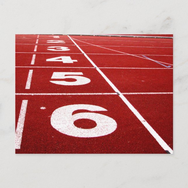 Running track postcard (Front)