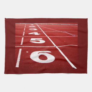 Running Track Tea Towel