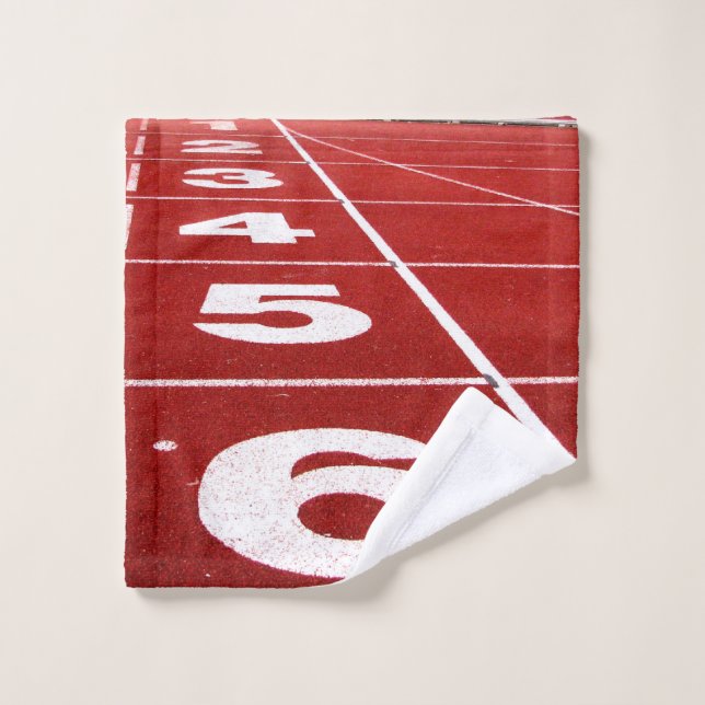Running track wash cloth (Wash Cloth)