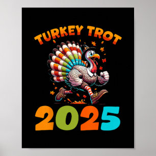 Running Turkey Trot Thanksgiving 2025 For Boys Gir Poster