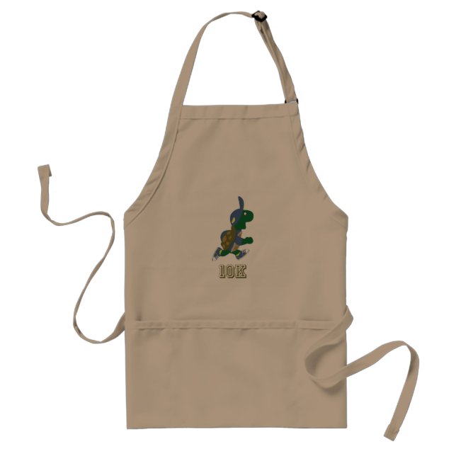 Running Turtle 10K - Blue Standard Apron (Front)