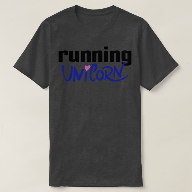 Running Unicorn T-Shirt (Design Front)