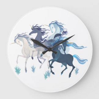 Running Unicorns clock